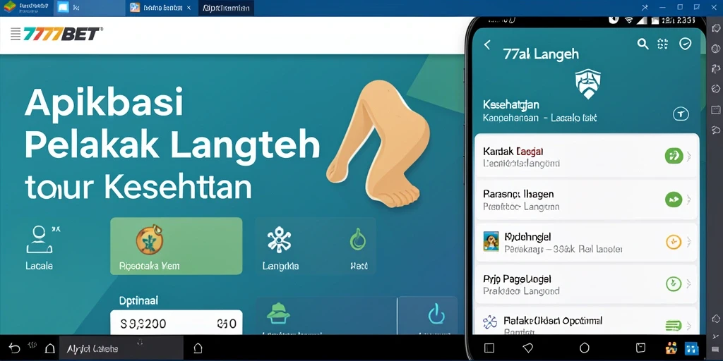 Antarmuka aplikasi 777BET menampilkan fitur Lacak Langkah yang mudah diakses.