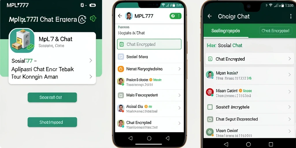 Antarmuka MPL777 yang modern dengan fitur Chat Encrypted.